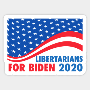 Libertarians for Biden 2020 Sticker